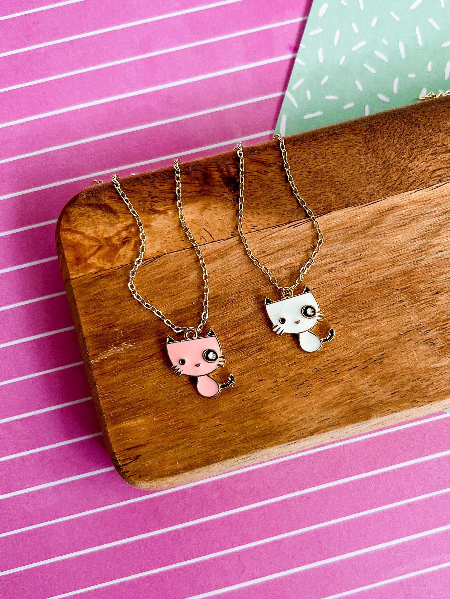 Biscuit the Kitten Necklace and Earrings