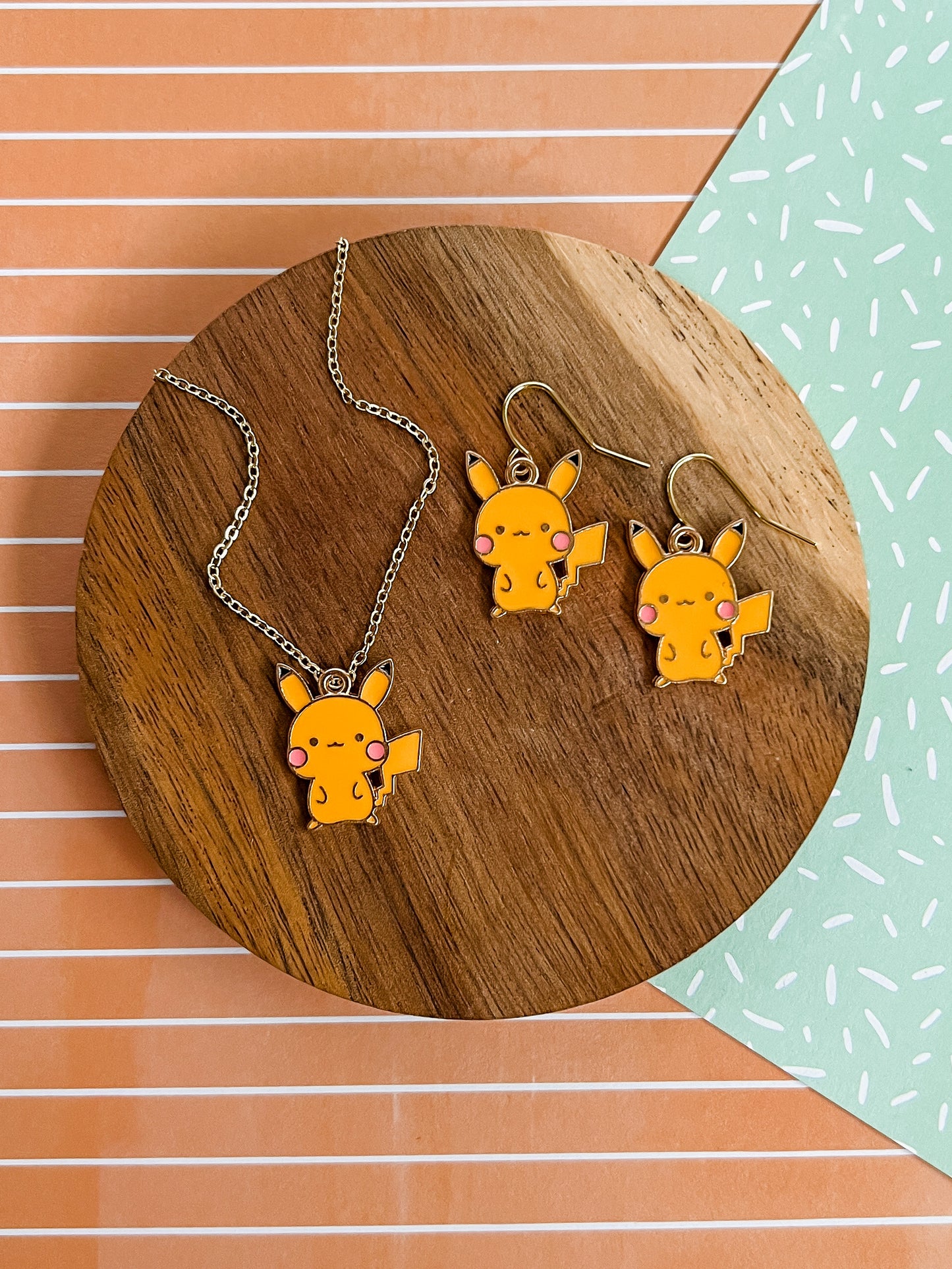 Catch Me if You Can Necklace and Earrings