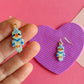 Beaded Bird Earrings | Beaded Earrings