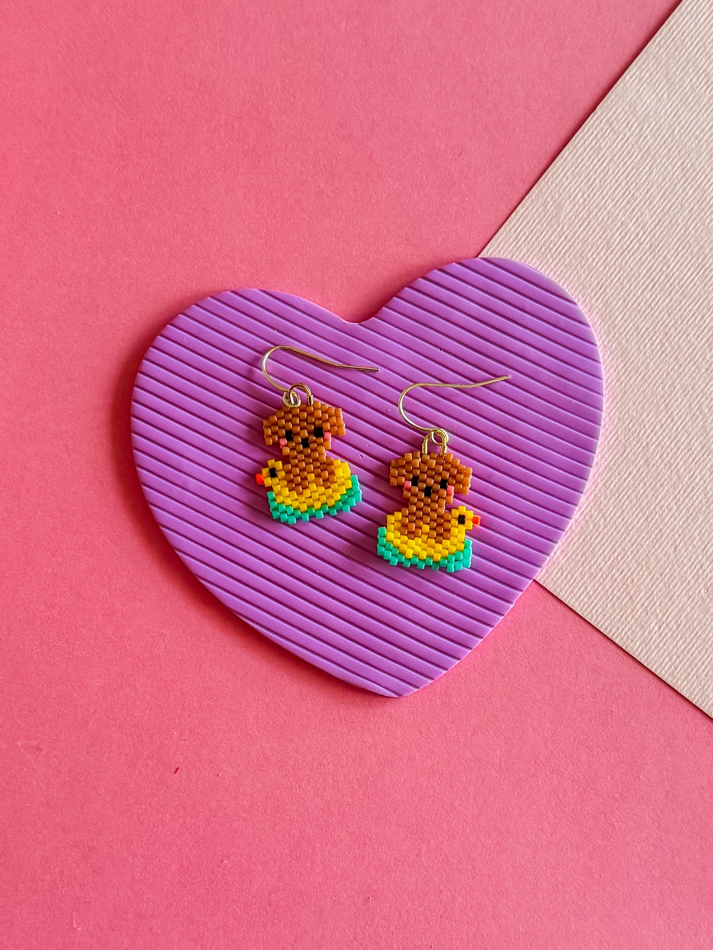 Beaded Dog Earrings | Beaded Earrings