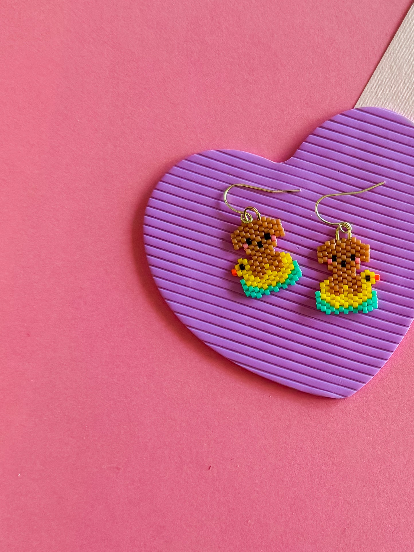 Beaded Dog Earrings | Beaded Earrings