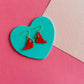 Cindy the Cardinal | Beaded Earrings