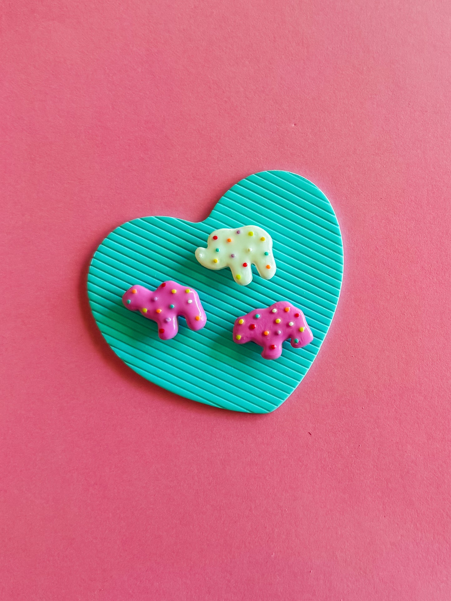 Circus Cookie Trio | Polymer Clay Magnets