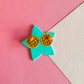 Waffle Stud Earrings | Clay Earrings