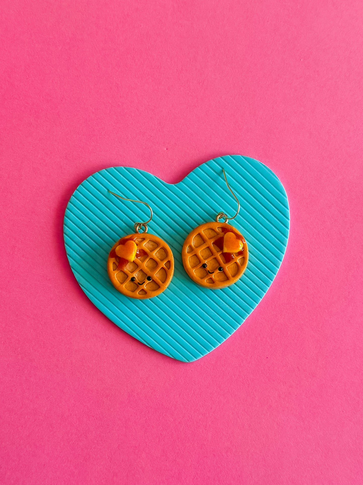 Wendy Earrings - Waffle Earrings
