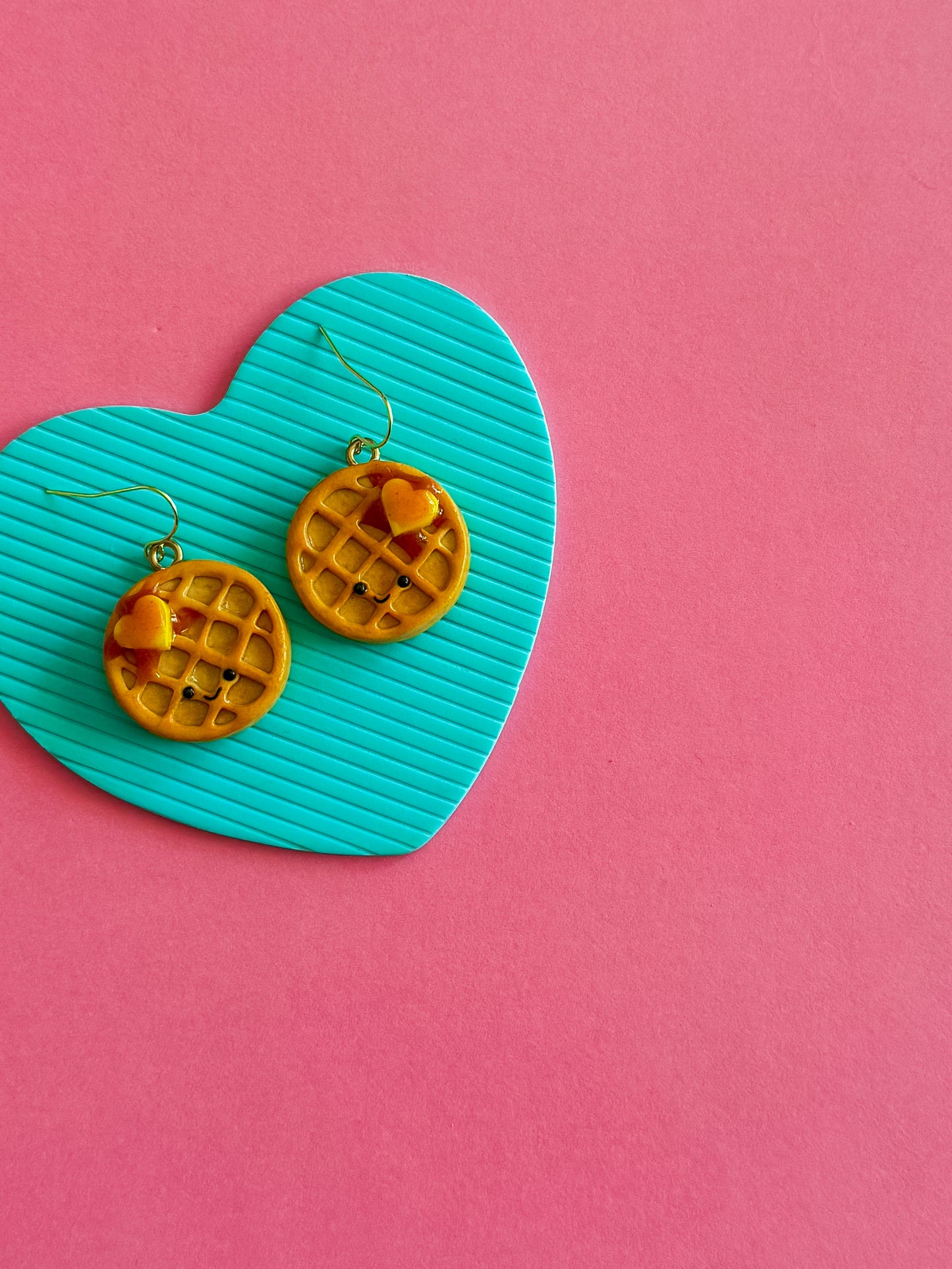 Wendy Earrings - Waffle Earrings