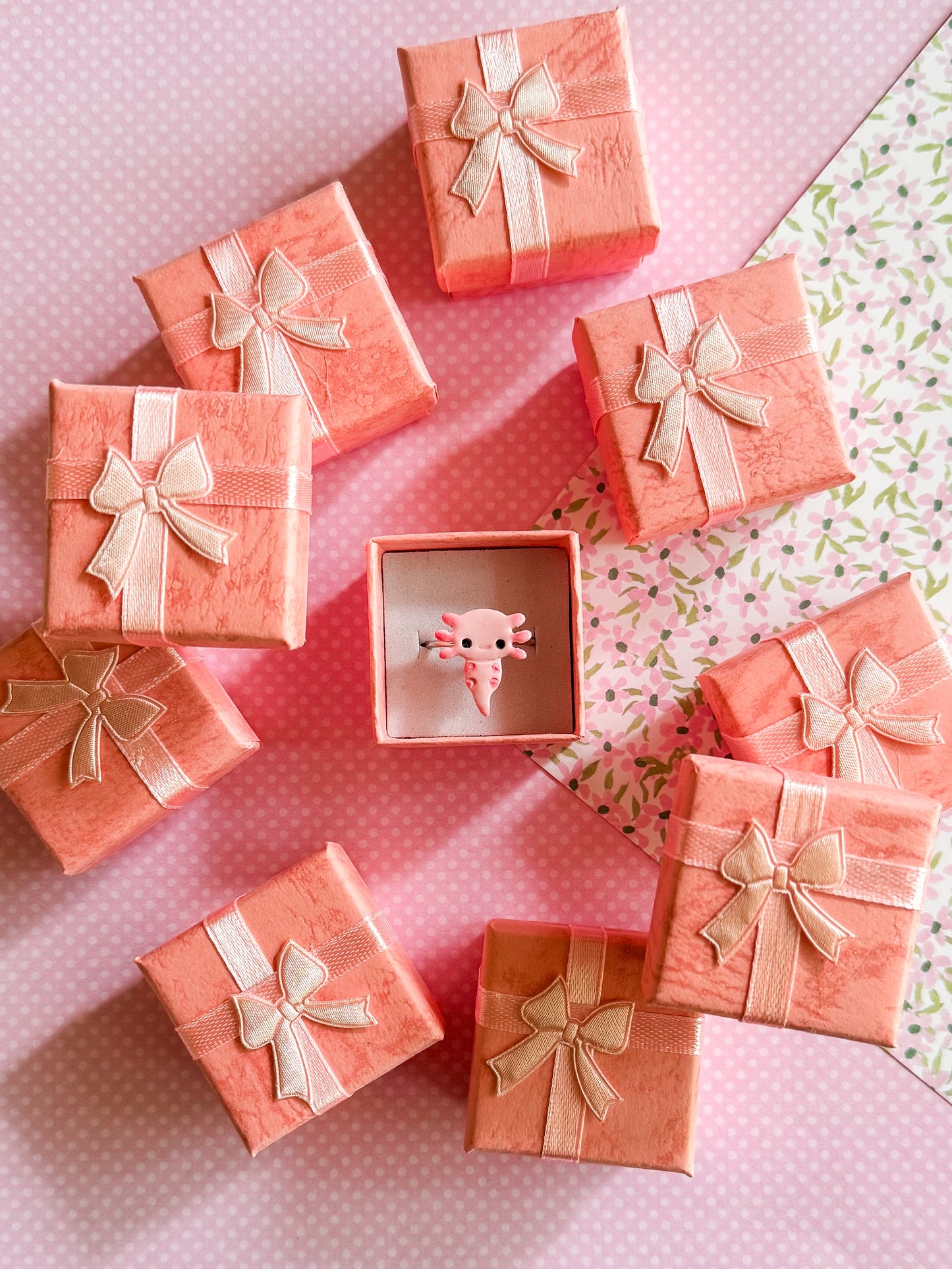 Axolotl Ring | Polymer Clay Ring