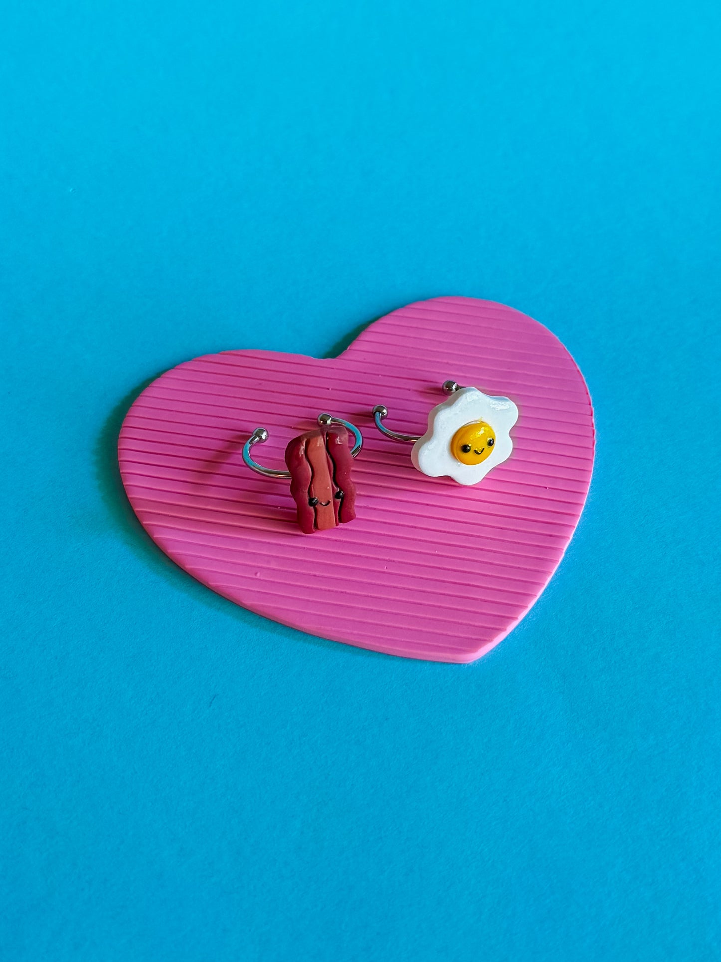 Egg + Bacon Ring | Polymer Clay Ring