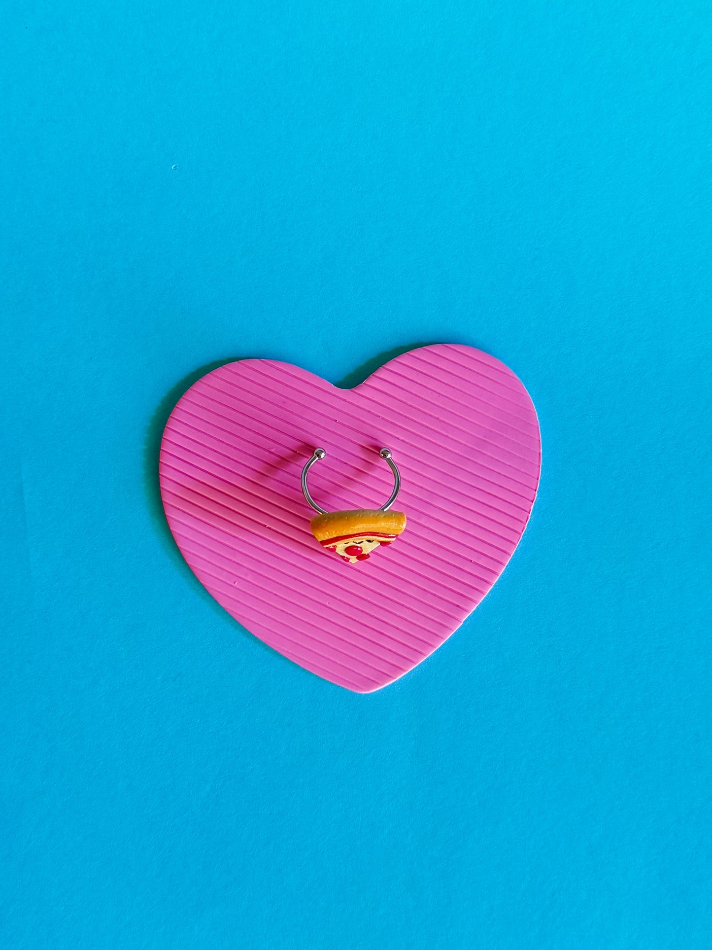 Pizza Ring | Polymer Clay Ring