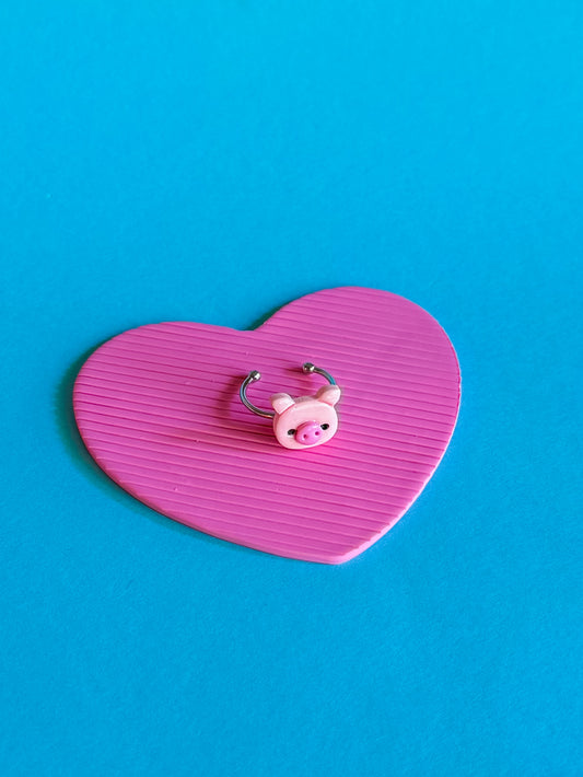Pig Ring | Polymer Clay Ring