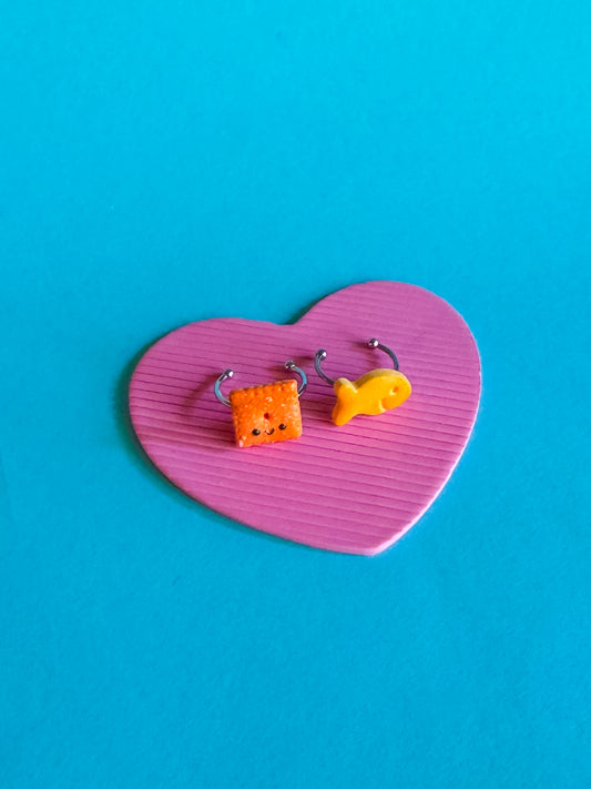 Cheez-it + Goldfish Ring | Polymer Clay Ring
