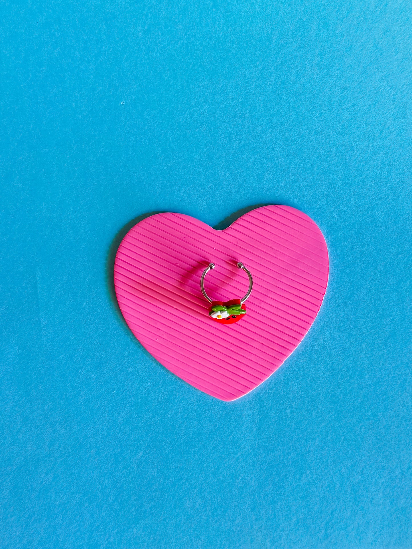 Strawberry Ring | Polymer Clay Ring