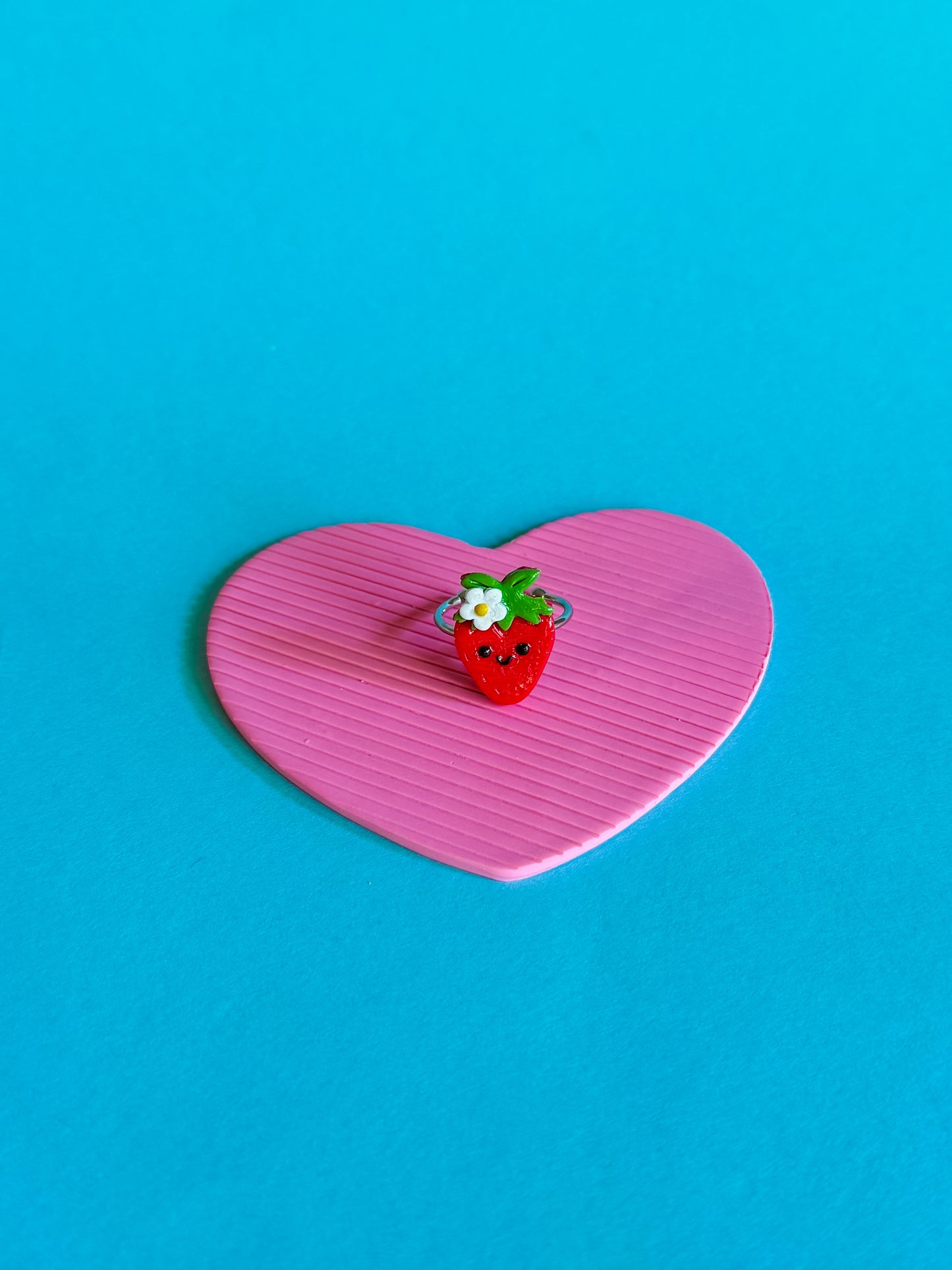 Strawberry Ring | Polymer Clay Ring