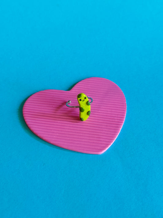 Pickle Ring | Polymer Clay Ring