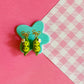 Sweet Pea Earrings - Polymer Clay Earrings