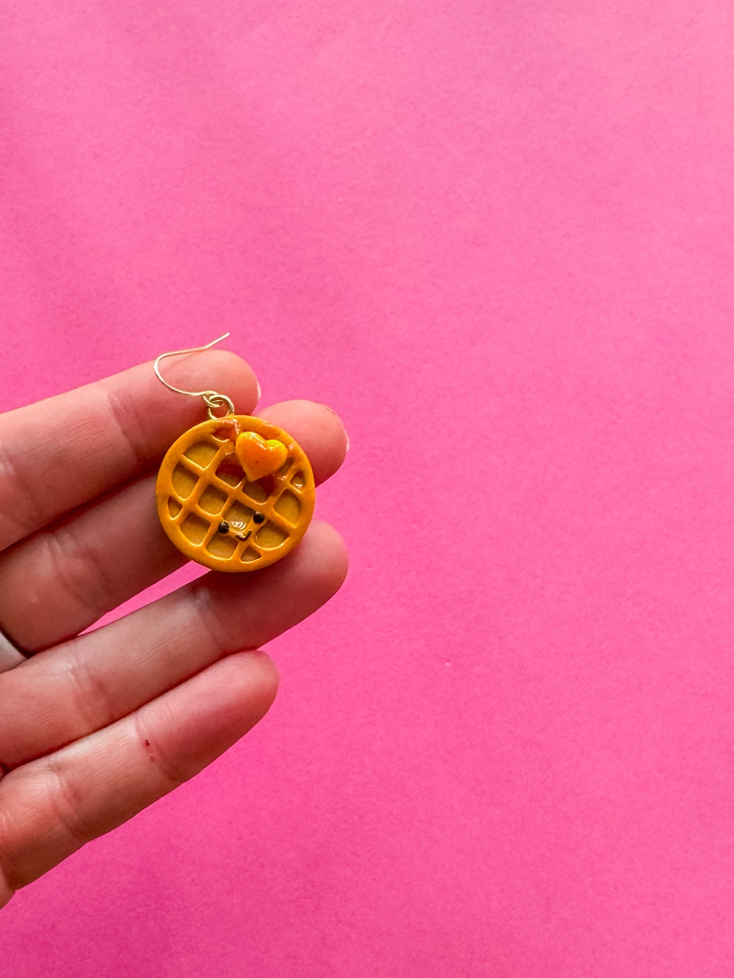 Wendy Earrings - Waffle Earrings