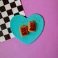 Pop Tart Earrings - Clay Earrings