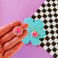 Frosted Sugar Cookie Earrings | Clay Earrings