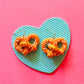 Soft Pretzel Earrings - Clay Earrings