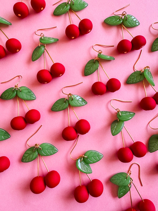 Cherry | Polymer Clay Earrings