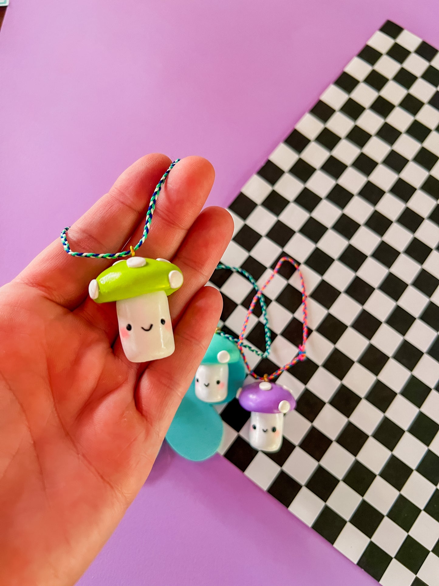 Colorful Mushrooms | Mushroom Ornament