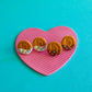 Dunkaroo Cookie Stud Earrings | Clay Earrings