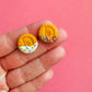 Dunkaroo Cookie Stud Earrings | Clay Earrings