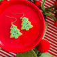 Sugar Cookie Tree Earrings | Clay Christmas Earrings