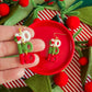 Ho Ho Ho Earrings | Clay Christmas Earrings