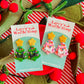 Christmas Tree Cat | Clay Earrings