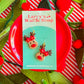 Reindeer Earrings | Clay Christmas Earrings