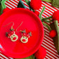 Reindeer Earrings | Clay Christmas Earrings