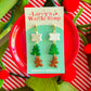 Glitter Trio | Clay Christmas Earrings