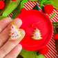 Christmas Tree Pop Tart Earrings | Clay Christmas Earrings