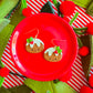 Figgy Pudding | Clay Christmas Earrings