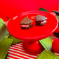 Neapolitan Ice Cream Sandwich Christmas Tree | Clay Earrings