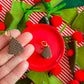 Neapolitan Ice Cream Sandwich Christmas Tree | Clay Earrings