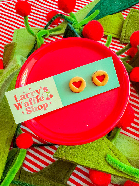 Cookie Studs | Clay Earrings