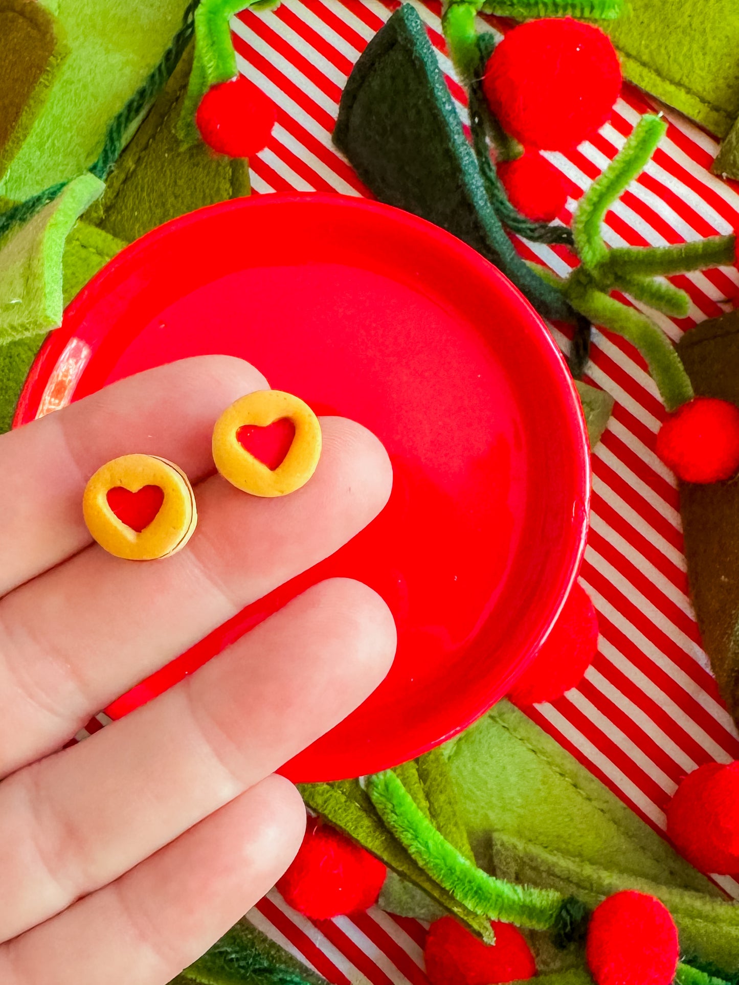 Cookie Studs | Clay Earrings
