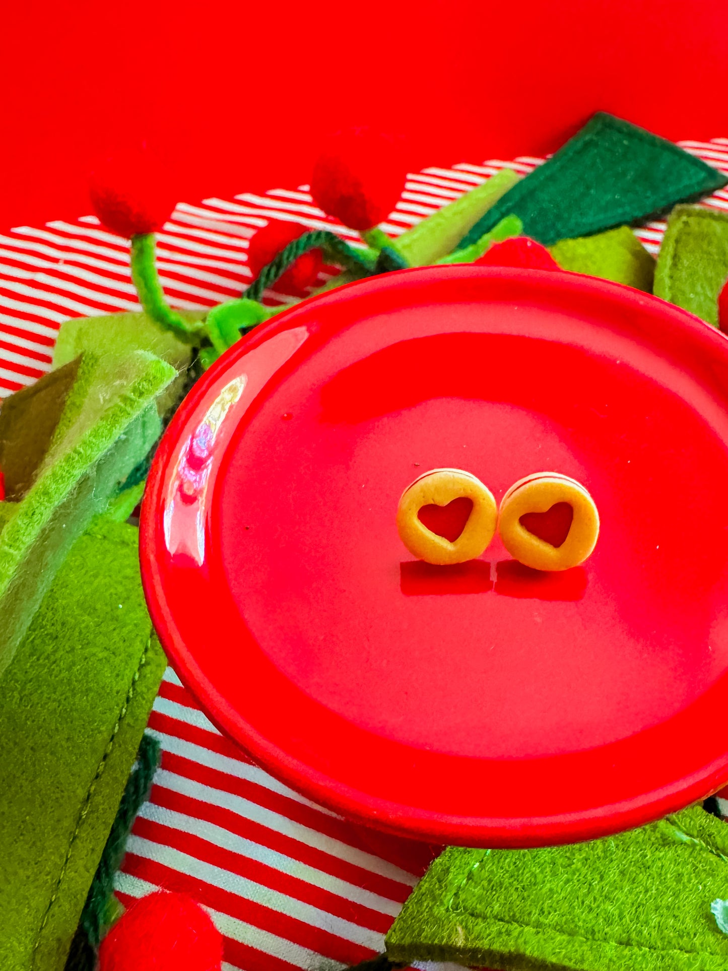 Cookie Studs | Clay Earrings