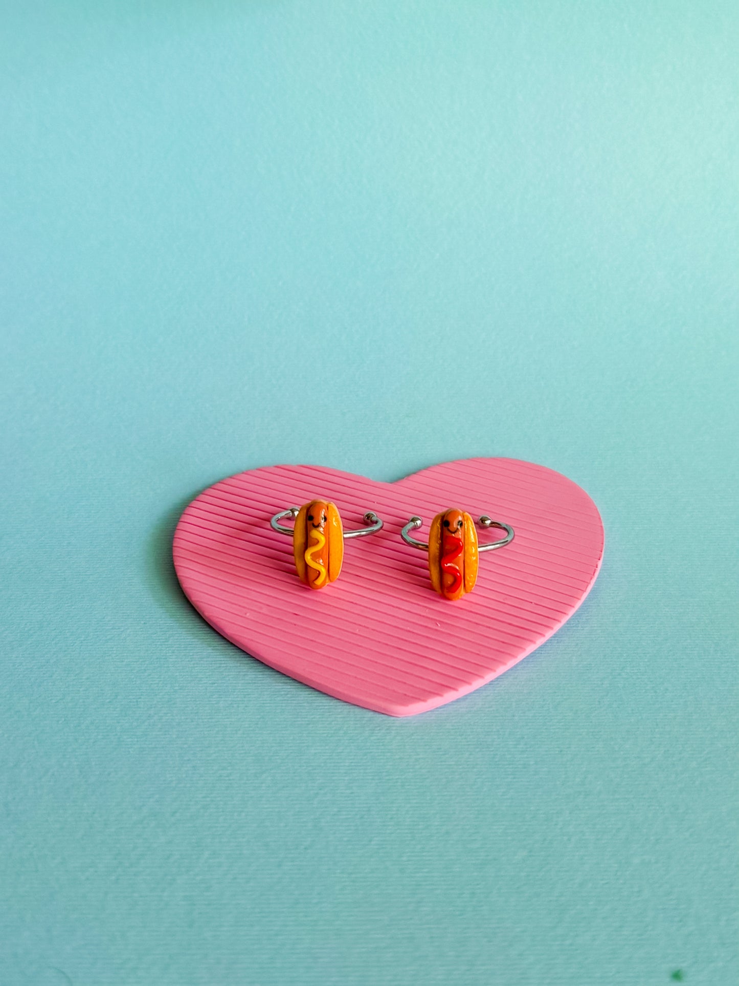 Hot Dog Ring | Polymer Clay Ring