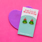 Beaded Frog Mushroom Earrings | Beaded Earrings