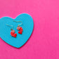 Beaded Shrimp Earrings | Beaded Earrings