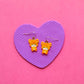 Beaded Cat Earrings | Beaded Earrings