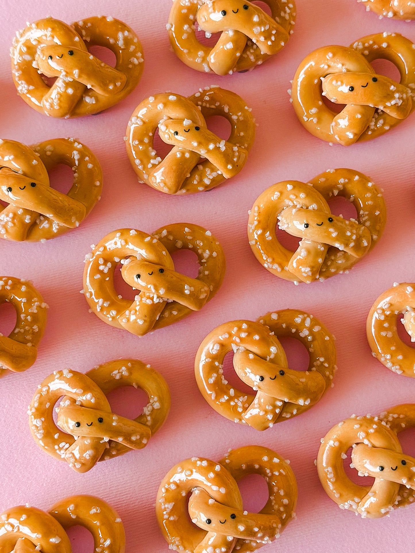 Soft Pretzel Magnet | Polymer Clay Magnet