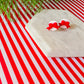 Ribbon Studs | Clay Earrings