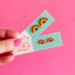 Rainbow Stud Earrings | Clay Earrings