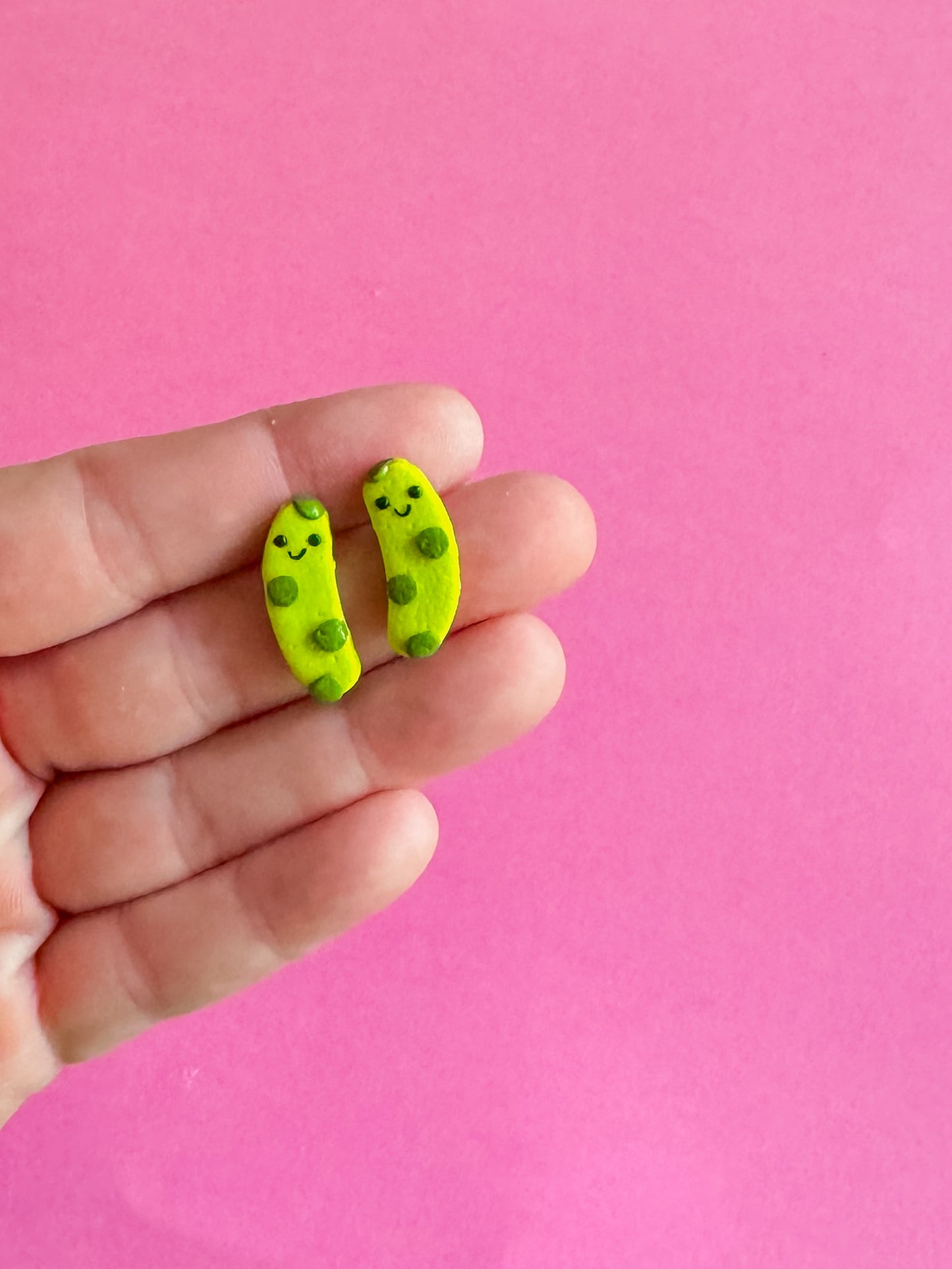 Pickle Studs | Clay Earrings