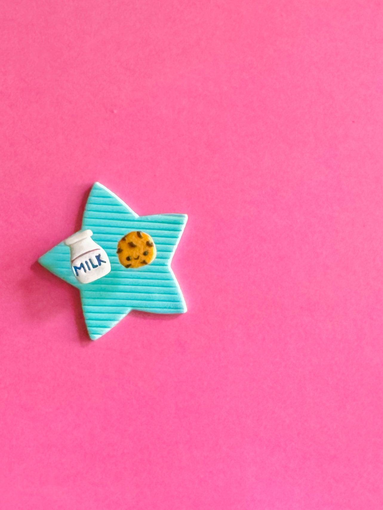 Milk + Cookie Stud Earrings | Polymer Clay Earrings