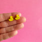 Rubber Ducky Stud Earrings | Clay Earrings